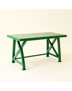 Rowan Dale Empty Workshop Workbench - Green (synthetic illustration; no displayed measurements)