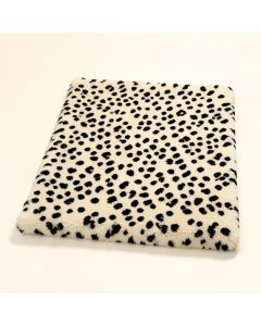 Animal Print Tufted Wool Ivory/Black Area Rug (synthetic illustration; no displayed measurements)