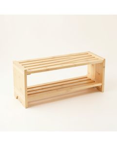 Cliff Bluff Shoe Storage Bench - Ivory (synthetic illustration; no displayed measurements)