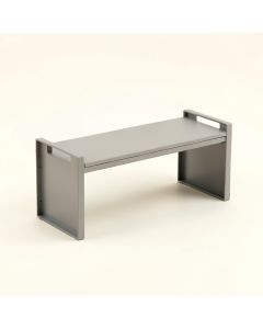 Shore Brook Narrow Outdoor Storage Bench - Gray (synthetic illustration; no displayed measurements)