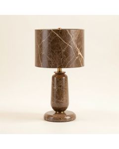Vannessa 25 '' Bronze/Brown Marble Table Lamp Set (synthetic illustration; no displayed measurements)