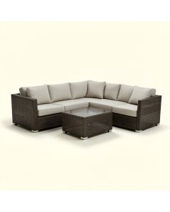Espindola Outdoor 5 Piece Sofa Seating Group With Cushions (synthetic illustration; no displayed measurements)