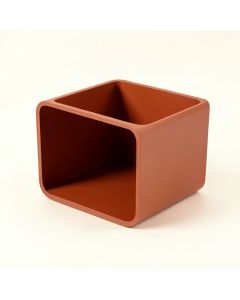 Moss Branch Empty Furniture-Style Litter Enclosure - Terracotta (synthetic illustration; no displayed measurements)
