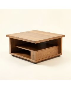 Boxdale Solid Wood Coffee Table With Storage (synthetic illustration; no displayed measurements)