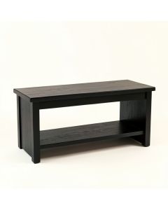 Harbor Falls Indoor Bench - Black (synthetic illustration; no displayed measurements)