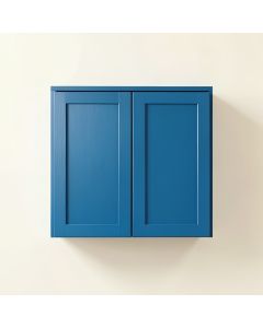 Bay Crest Wall-Mounted Entry Cabinet - Blue (synthetic illustration; no displayed measurements)