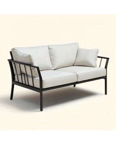 Washtenaw Patio Sofa With Cushions (synthetic illustration; no displayed measurements)