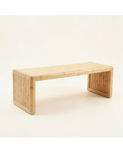 Olive Bridge Indoor Bench - Beige (synthetic illustration; no displayed measurements)