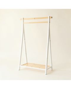 Vale Canyon Empty Garment Rack - White (synthetic illustration; no displayed measurements)