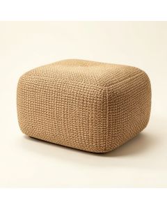 Jahiem Woven Pouf (synthetic illustration; no displayed measurements)