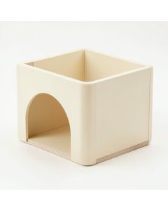 Rowan Bend Empty Furniture-Style Litter Enclosure - Cream (synthetic illustration; no displayed measurements)