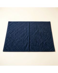 Holly Dale Bath Mat - Navy (synthetic illustration; no displayed measurements)