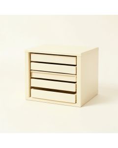 Birch Canyon Small-Parts Storage Drawer Cabinet - Cream (synthetic illustration; no displayed measurements)