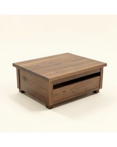East Hampton Coffee Table With Storage (synthetic illustration; no displayed measurements)