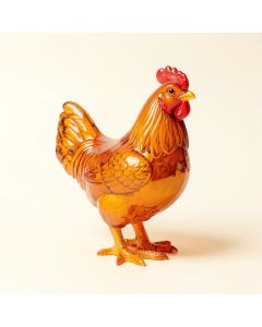 Margrete Rooster Figurine (synthetic illustration; no displayed measurements)