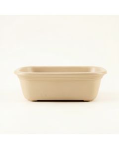 Holly Bend Empty Railing Planter With Integral Brackets - Beige (synthetic illustration; no displayed measurements)
