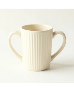 Vale Canyon Ceramic Mug - Ivory (synthetic illustration; no displayed measurements)