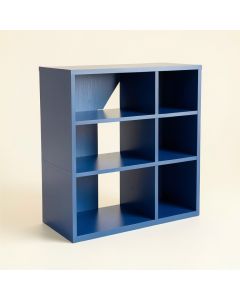 Dawn Bluff Desktop Shelving Unit - Blue (synthetic illustration; no displayed measurements)