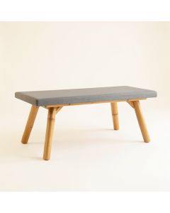 Olive Field Indoor Bench - Gray (synthetic illustration; no displayed measurements)
