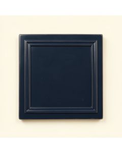 Dawn Bridge Uninstalled Square Decorative Tile - Navy (synthetic illustration; no displayed measurements)