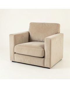 Holly Branch Upholstered Armchair - Beige (synthetic illustration; no displayed measurements)