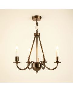 Ainsdale 5 - Light Candle Style Drum Chandelier (synthetic illustration; no displayed measurements)