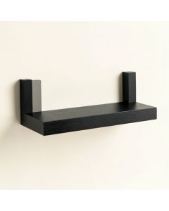 Dune Branch Wall-Mounted Shelf - Black (synthetic illustration; no displayed measurements)