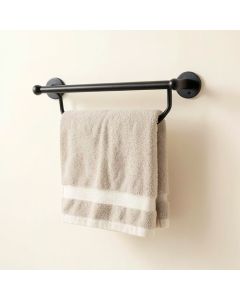 Rustic Modern Wrought Iron Towel Holder | Fancy 17 '' Rot Towel Bar Rack For Kitchen (synthetic illustration; no displayed measurements)