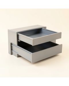 River Crossing Small-Parts Storage Drawer Cabinet - Gray (synthetic illustration; no displayed measurements)