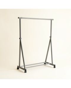Linden Bridge Empty Garment Rack - Gray (synthetic illustration; no displayed measurements)