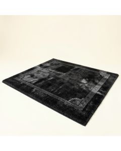 Shag Black/Gray Rug (synthetic illustration; no displayed measurements)