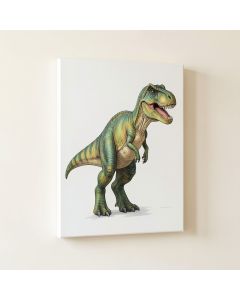 Kleckner Dinosaurs Typography Chart Canvas Wall Art (synthetic illustration; no displayed measurements)