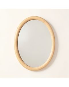 Vale Bend Framed Wall Mirror - Beige (synthetic illustration; no displayed measurements)