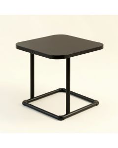 Glen Crest Compact Balcony Table - Black (synthetic illustration; no displayed measurements)