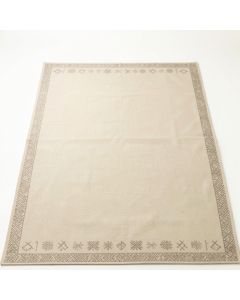 Rowan Bend Rectangular Area Rug - Beige (synthetic illustration; no displayed measurements)