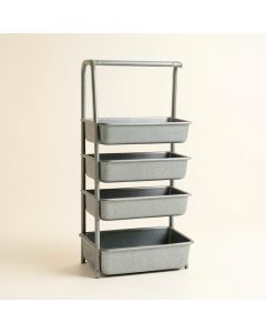 Pine Bridge Empty Vertical Garden Frame - Gray (synthetic illustration; no displayed measurements)