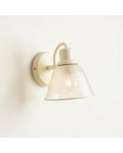 Lake Brook Wall Sconce Mounted On A Plain Wall - Cream (synthetic illustration; no displayed measurements)