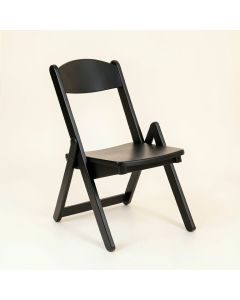 Briar Brook Folding Outdoor Chair - Black (synthetic illustration; no displayed measurements)