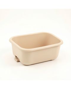 Heath Crossing Empty Railing Planter With Integral Brackets - Beige (synthetic illustration; no displayed measurements)