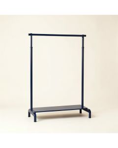 Alder Canyon Empty Garment Rack - Navy (synthetic illustration; no displayed measurements)