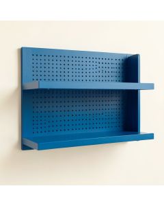 Shore Dale Empty Wall-Mounted Tool Organizer Panel - Blue (synthetic illustration; no displayed measurements)