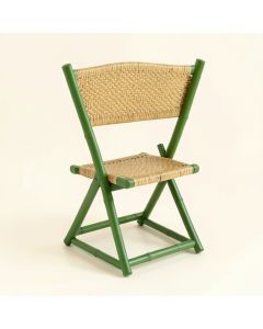 River Branch Folding Outdoor Chair - Green (synthetic illustration; no displayed measurements)