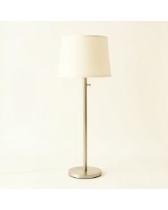 Holly Brook Floor Lamp With A Plain Fabric Shade - Ivory (synthetic illustration; no displayed measurements)