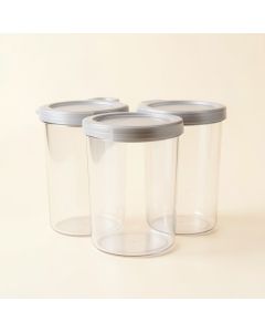Ziggy Airtight Food Storage 3 Piece Kitchen Canister Set (synthetic illustration; no displayed measurements)