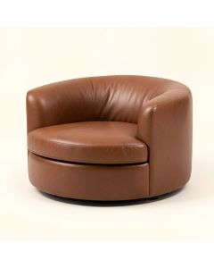 Brierley 86 '' Faux Leather Round Arm Sofa Chaise (synthetic illustration; no displayed measurements)