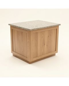 Rabin Kitchen Island With Granite Top (synthetic illustration; no displayed measurements)