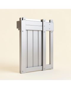 European Modern Sliding Single Track Barn Door Hardware Kit (synthetic illustration; no displayed measurements)
