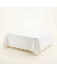 Linden Branch Flat Bed Sheet - White (synthetic illustration; no displayed measurements)