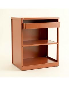 Spruce Bend Empty Mug-Storage Cabinet Insert - Terracotta (synthetic illustration; no displayed measurements)