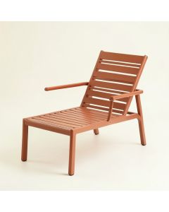 Harbor Branch Outdoor Lounge Chair - Terracotta (synthetic illustration; no displayed measurements)
